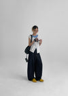 Rolly Two Way Strap Sleeveless Blouse