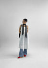 Lubarik Punching Sleeveless Long Dress