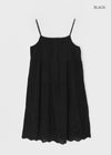 Lubarik Punching Sleeveless Long Dress