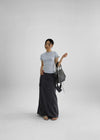 Shokan Nylon Cargo Long Skirt