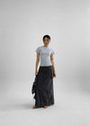 Shokan Nylon Cargo Long Skirt