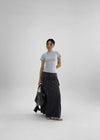 Zenbaro Nylon Cargo Long Skirt