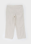 Mohin Button Stripe Strap Pants