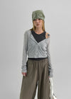Flat Eyelet Summer Crop Cardigan