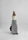 Olbeng Summer Banding Maxi Long Skirt