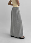 Olbeng Summer Banding Maxi Long Skirt