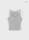 Fruit Basic Halter Sleeveless (built-in Cap)