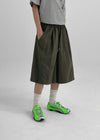 (UNISEX) Canview Nylon Curve Bermuda Banding Pants