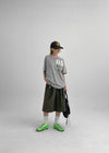 Tolnet Number Loose Fit Short Sleeve T-shirt