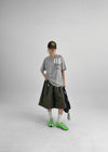 Tolnet Number Loose Fit Short Sleeve T-shirt