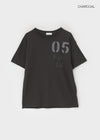 Tolnet Number Loose Fit Short Sleeve T-shirt