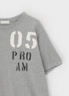 Tolnet Number Loose Fit Short Sleeve T-shirt