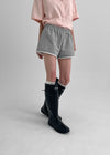 Untut Cutting Banding Shorts