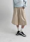 (UNISEX) Canview Nylon Curve Bermuda Banding Pants