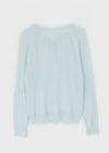 Dalang Loose Fit Henley Neck Knit Long Sleeve T-shirt