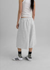 (UNISEX) Yukin Pintuck Bermuda Banding Pants