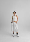 (UNISEX) Yukin Pintuck Bermuda Banding Pants