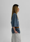 Melken Pigment Printing Short Sleeve T-shirt