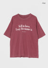 Melken Pigment Printing Short Sleeve T-shirt