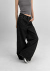Kinya Zebra Wide Raw Denim Pants
