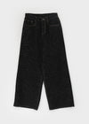 Kinya Zebra Wide Raw Denim Pants