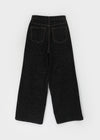 Kinya Zebra Wide Raw Denim Pants