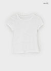 Kyoto Dot Halter Layered Short Sleeve T-shirt