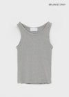 Dotemme Damage Ribbed Sleeveless