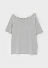 Bloop Off-shoulder Printed Short Sleeve T-shirt
