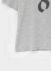 Bloop Off-shoulder Printed Short Sleeve T-shirt