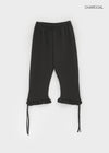 Caning Frill Strap Capri Banding Pants