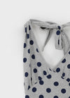 Tacoup Dot Halter Sleeveless