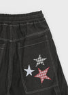 Bedil Non-fade Patch Bermuda Denim Pants