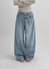 Dickova Wide Denim Pants