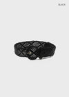 Bobku rattan wide belt