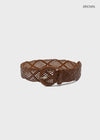 Bobku rattan wide belt