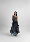 Kiyan Check Sleeveless Long One Piece