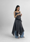 Kiyan Check Sleeveless Long One Piece
