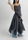 Kiyan Check Sleeveless Long One Piece