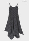 Kiyan Check Sleeveless Long One Piece