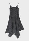 Kiyan Check Sleeveless Long One Piece
