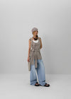 Deotting Layered Strap Long Sleeveless