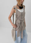 Deotting Layered Strap Long Sleeveless