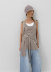 Byip Summer Banding Wide Denim Pants
