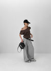 Limen Off-shoulder Short Sleeve T-shirt