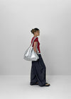 Pebel Square Neck Shirring Frill Short Sleeve T-shirt