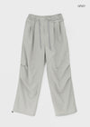 (UNISEX) Showkeng Banding Rivet String Nylon Pants