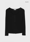 Dream Summer See-through Button Long Sleeve T-shirt