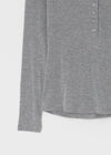 Dream Summer See-through Button Long Sleeve T-shirt
