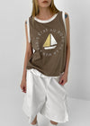 Rappel Color Block Print Summer Sleeveless